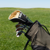 Dad Established Bold White Text Photo Golfheadcover (Insitu)