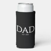 Dad Established Classic Caps Black Seltzer Blikjeskoeler (Seltzer Voorkant)