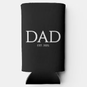 Dad Established Classic Caps Black Seltzer Blikjeskoeler (Achterkant)