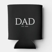 Dad Established Classic Caps Zwart Blikjeskoeler (Achterkant)