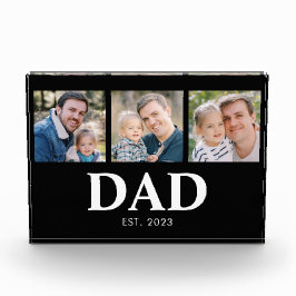Dad Established Fathers Day 3 Picture Fotoblokken