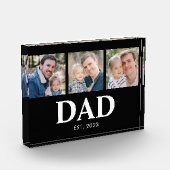 Dad Established Fathers Day 3 Picture Fotoblokken (Links)