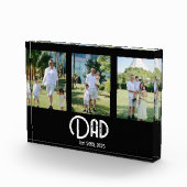 Dad Established Grunge Text 3 Fotoblokken (Rechts)