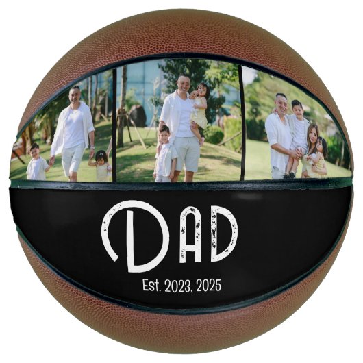 Dad Established Grunge text 3 photo Basketbal (Voorkant)