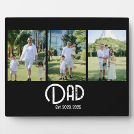 Dad Established Grunge Text 3 Photo Fotoplaat