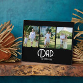 Dad Established Grunge Text 3 Photo Fotoplaat (Zijkant)