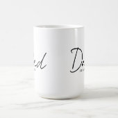 Dad Established Minimal Modern Script Black Koffiemok (Center)