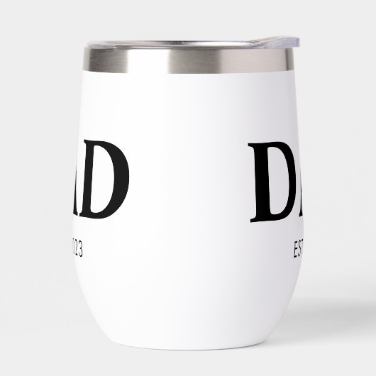 Dad Established Minimal Simple Text Est Year (Links)