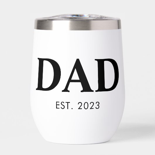 Dad Established Minimal Simple Text Est Year (Voorkant)