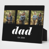 Dad Established Modern 3 Photo Fotoplaat (Zijkant)