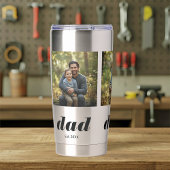 Dad Established Modern 3 Photo Geïsoleerde Drinkbeker