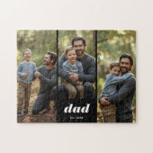 Dad Established Modern 3 Photo Legpuzzel (Horizontaal)