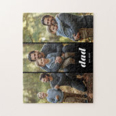 Dad Established Modern 3 Photo Legpuzzel (Verticaal)