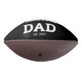 Dad Established Modern Black 3 Photo Collage American Football (Gedraaid 270)
