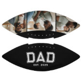 Dad Established Modern Bold Black 3 Photo American Football (Panelen)