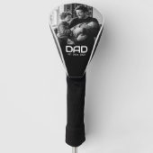 Dad Established Modern Bold Photo Golfheadcover (Voorkant)