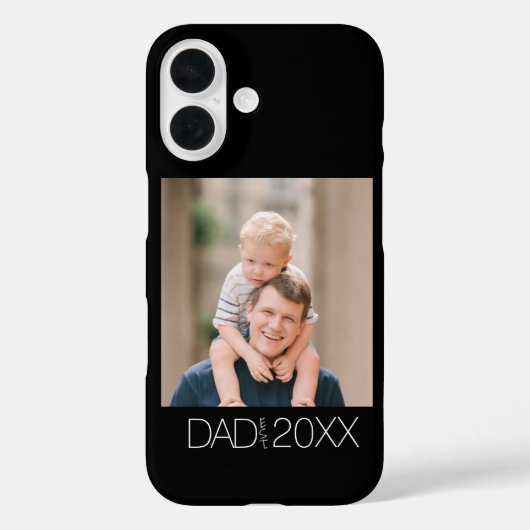 Dad Established Modern Photo   Case-Mate iPhone Case (Achterkant)