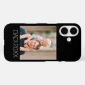 Dad Established Modern Photo   Case-Mate iPhone Case (Achterkant (horizontaal))