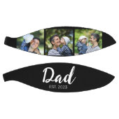 Dad Established Modern Script Black 3 Photo Basketbal (Panelen)