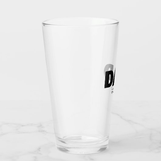 Dad Established New Dad Gift Glas (Rechts)