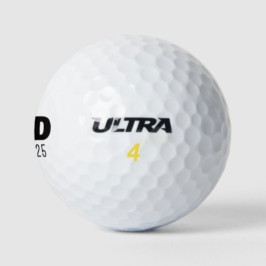 Dad Established New Dad Gift Golfballen (Logo)