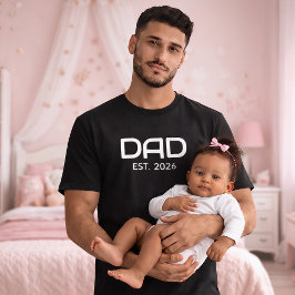 Dad Established New Dad Gift T-shirt