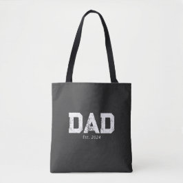 Dad Established New Dad Gift Tote Bag