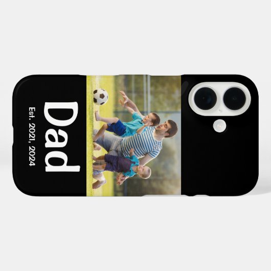 Dad Established Photo  Case-Mate iPhone Case (Achterkant (horizontaal))