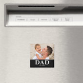 Dad Established Photo Father’s Day  Magneet (Insitu (Vaatwasser))