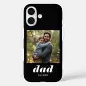 Dad Established Photo Father's Day Case-Mate iPhone Case (Achterkant)