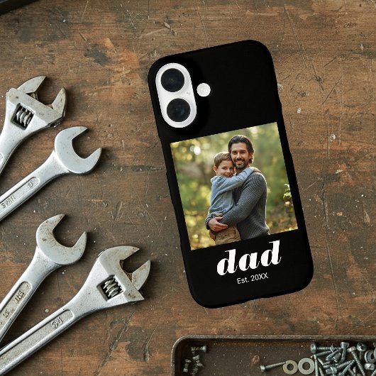 Dad Established Photo Father's Day Case-Mate iPhone Case