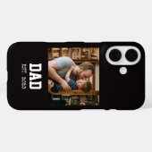 Dad Established Photo Father's Day Gift Black Case-Mate iPhone Case (Achterkant (horizontaal))