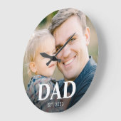 Dad Established Photo Fathers Day Grote Klok (Hoek)