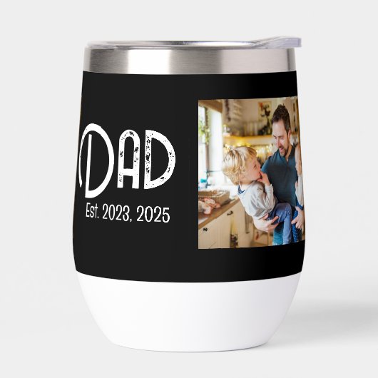 Dad Established Photo Grunge Text (Links)