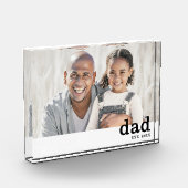 Dad Established Photo Simple Father Picture Block Fotoblokken (Links)
