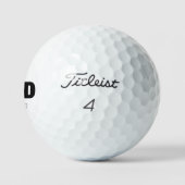 'Dad' Established Pregnancy Announcement Keepsake  Golfballen (Logo)