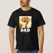 Dad Established Script Photo T-Shirt (Voorkant)