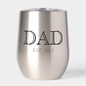 Dad Established Simple Modern Father  (Voorkant)