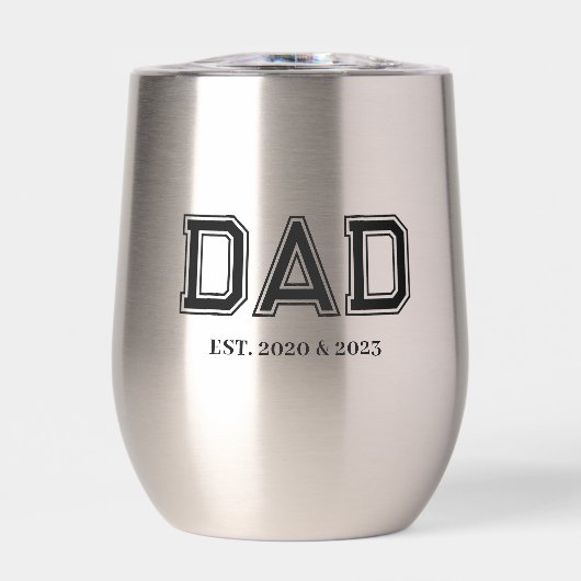 Dad Established Simple Modern Typography New Dad (Voorkant)