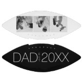 Dad Established Three Photo Modern Script  American Football (Panelen)