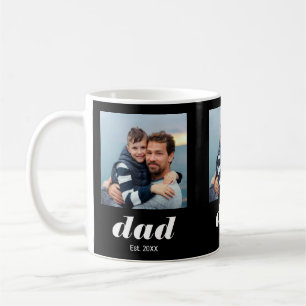 Dad Established Typography Black 3 Foto Koffiemok