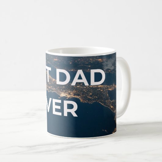 Dad Ever Custom Mok – gepersonaliseerde koffiebeke (Voorkant rechts)