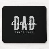 Dad Ever Since 20xx Modern Simple Preppy  Muismat (Voorkant)
