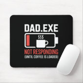 Dad.exe Coffee Niet Reagerend Programmeur Bureaubl Muismat (Met muis)