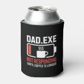 Dad.exe Koffie Reageert Niet Tech Coder Drank Blikjeskoeler (Blikje Voorkant)