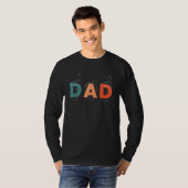 Dad Father Father's Day Deaf Mute Sign Language T-shirt (Voorkant volledig)