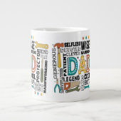 Dad Fathers Day Grote Koffiekop (Voorkant)