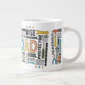 Dad Fathers Day Grote Koffiekop (Rechts)