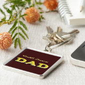 Dad Fathers Day Sleutelhanger (Zijkant)