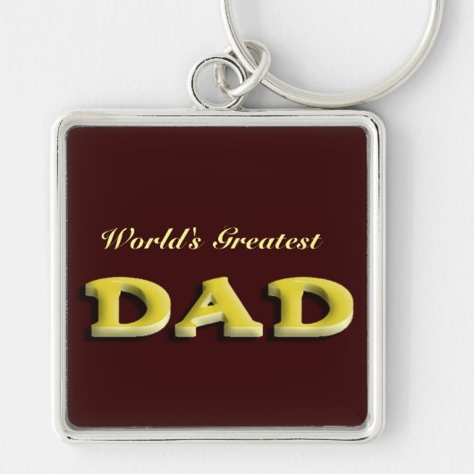Dad Fathers Day Sleutelhanger (Voorkant)